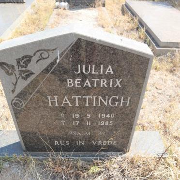 HATTINGH Julia Beatrix 1940-1985