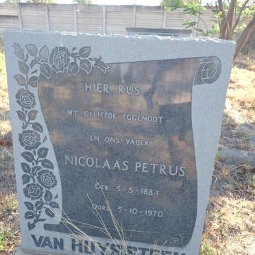 HUYSSTEEN Nicolaas Petrus, van 1884-1970