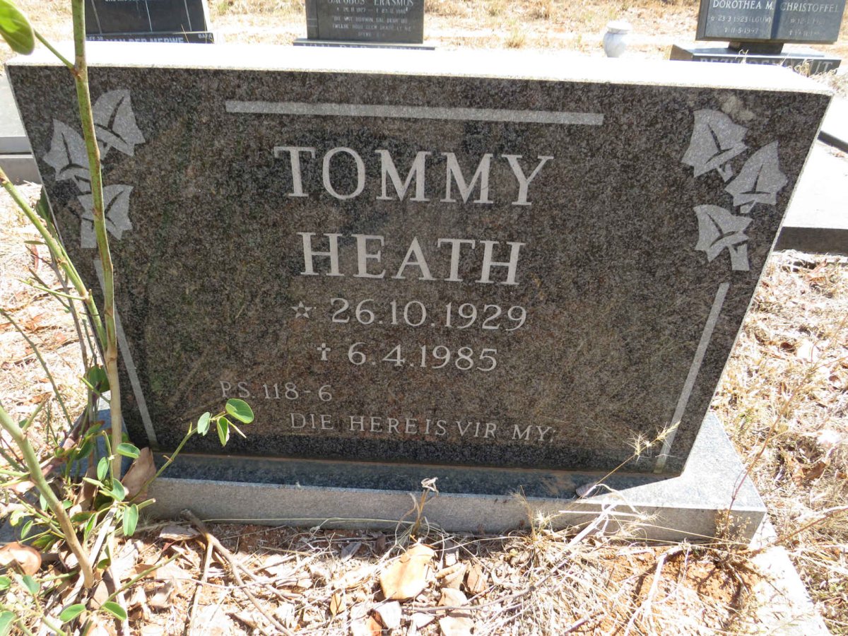 HEATH Tommy 1929-1985