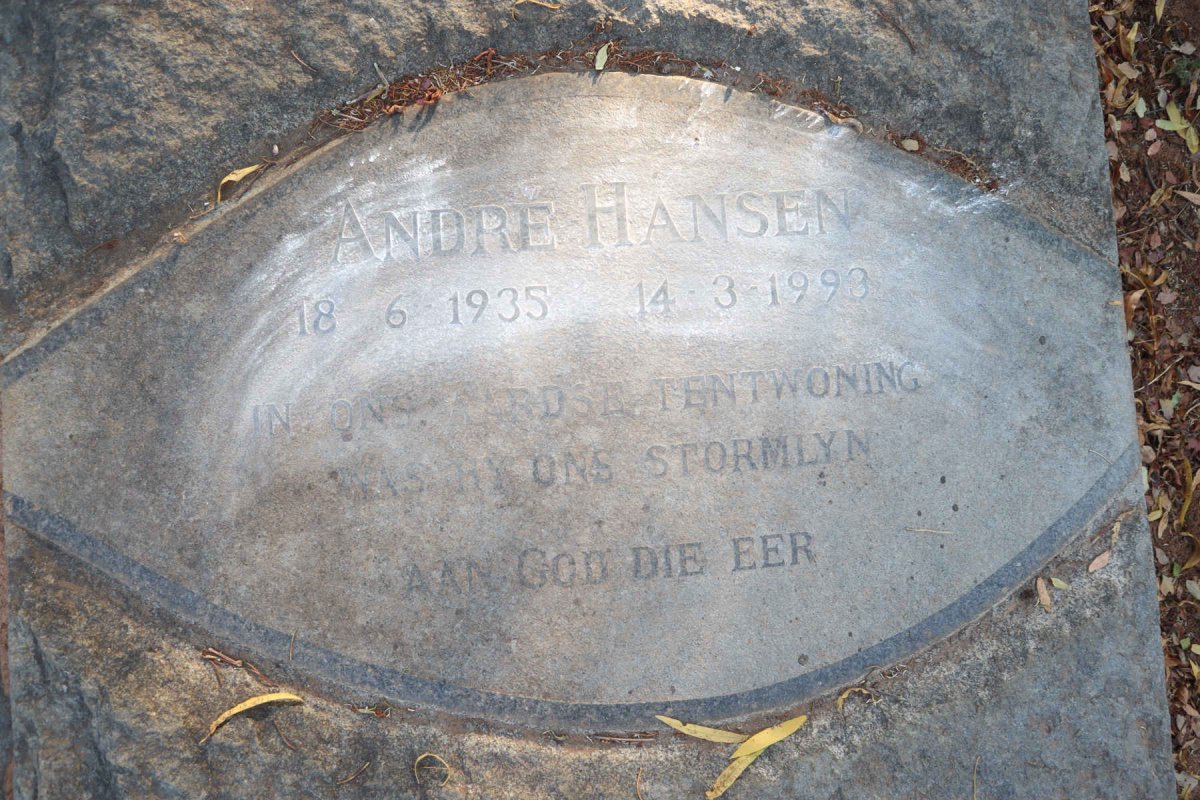 HANSEN Andre 1935-1993