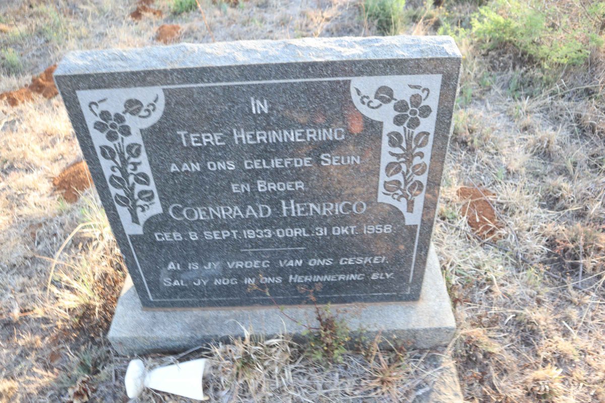 HENRICO Coenraad 1933-1958