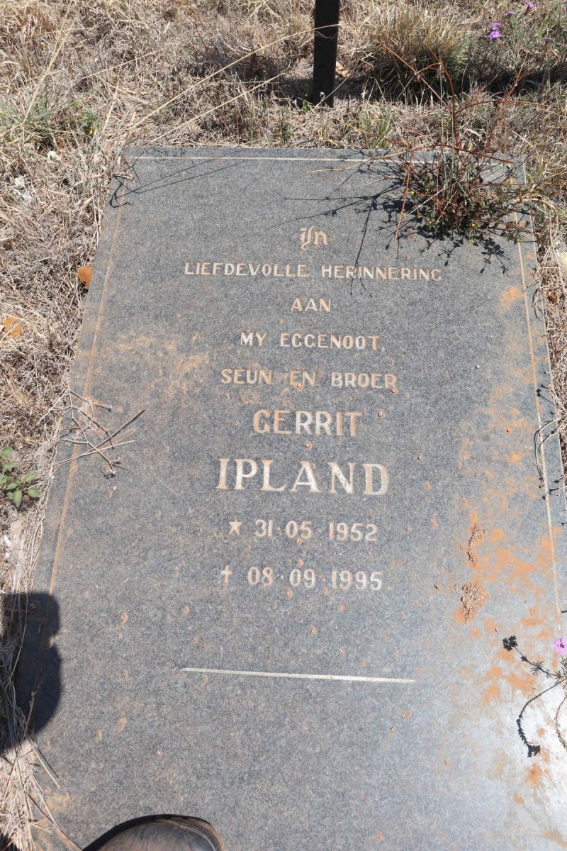 IPLAND Gerrit 1952-1995
