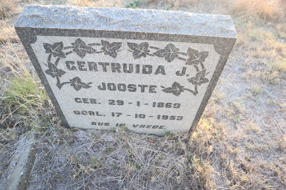 JOOSTE Gertruida J. 1869-1953
