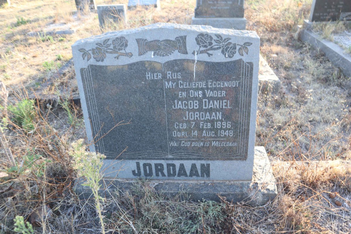 JORDAAN Jacob Daniel 1896-1948