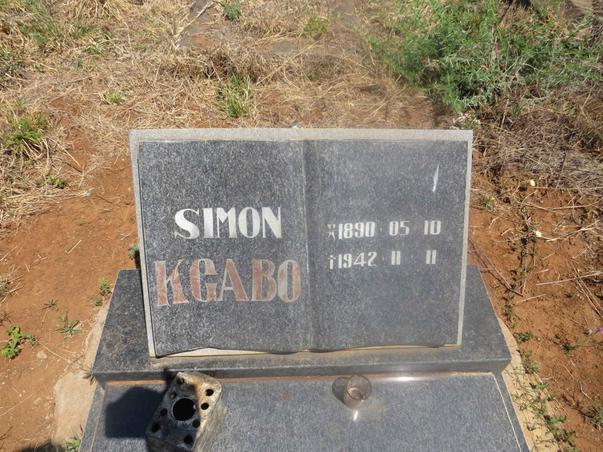 KGABO Simon 1890-1942