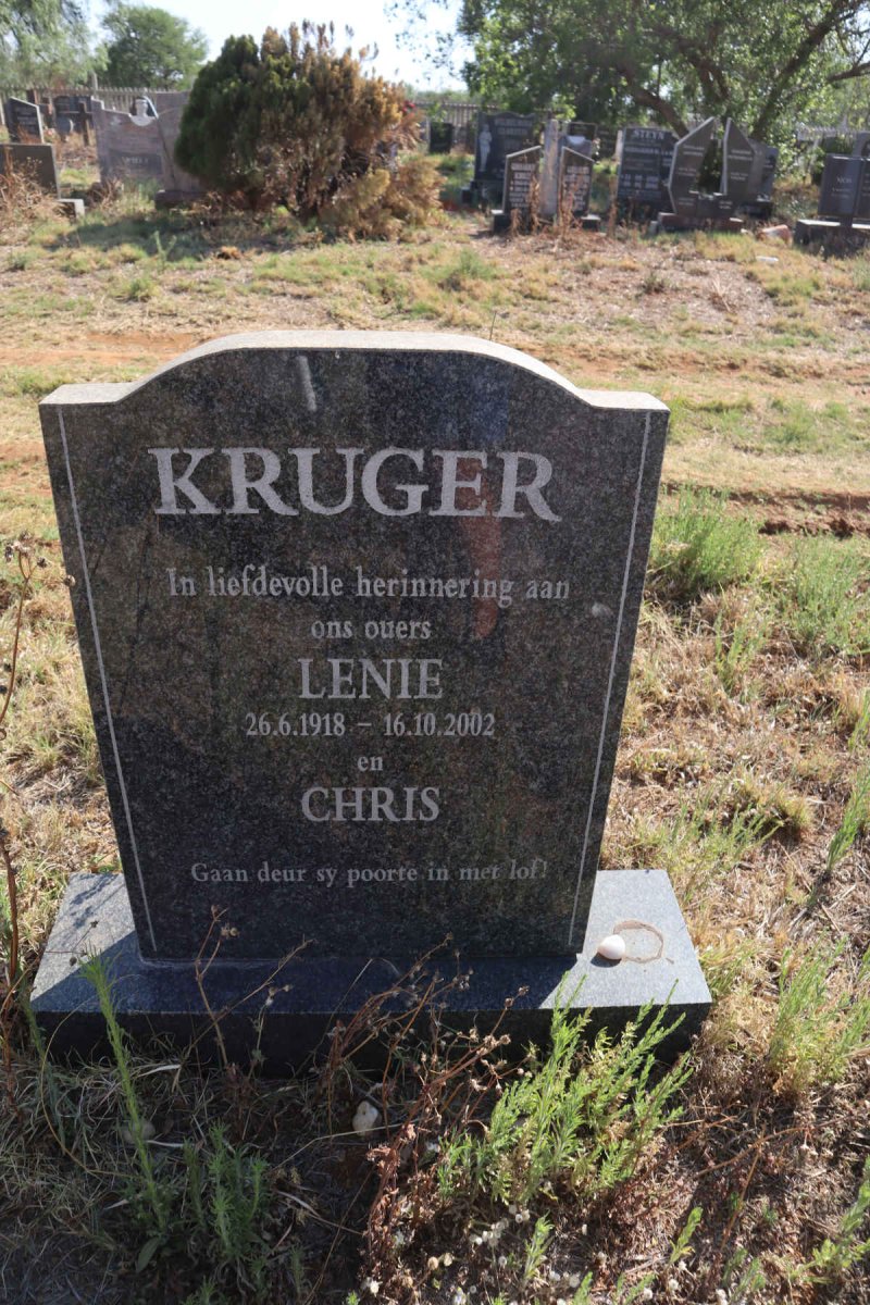 KRUGER Chris & Lenie 1918-2002
