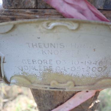 KNOESEN Theunis Hasie 1946-2007