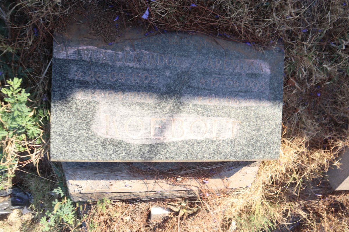KOEBOLT Petrus Gerardus 1903-1970 & Arendina 1905-1982