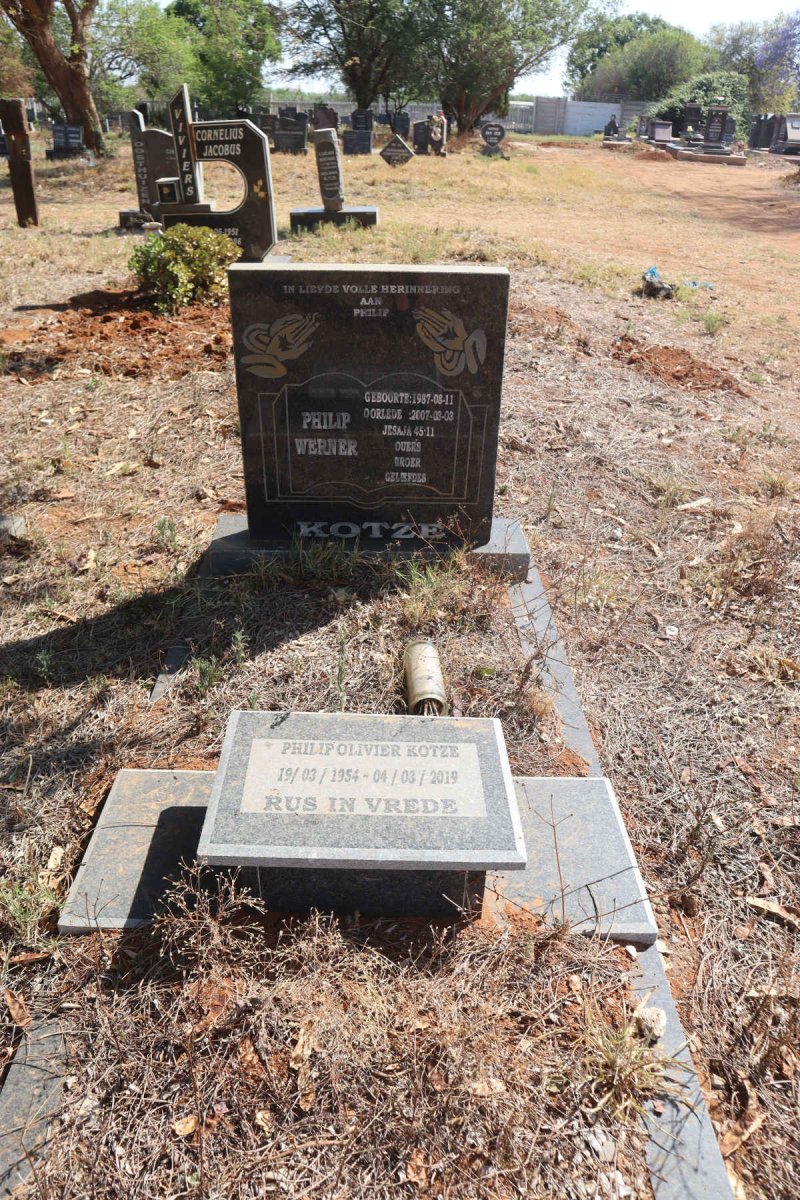 KOTZE Philip Olivier 1954-2019 :: KOTZE Philip Werner 1987-2007