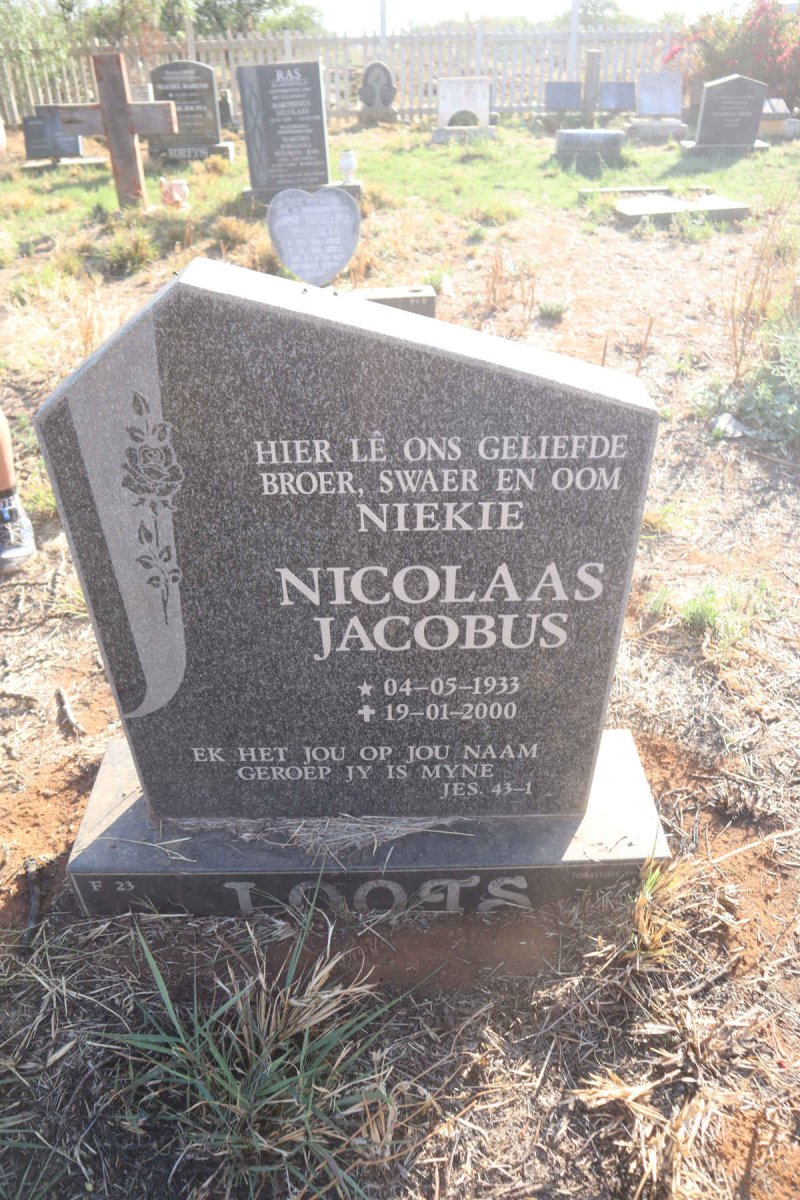 LOOTS Nicolaas Jacobus 1933-2000
