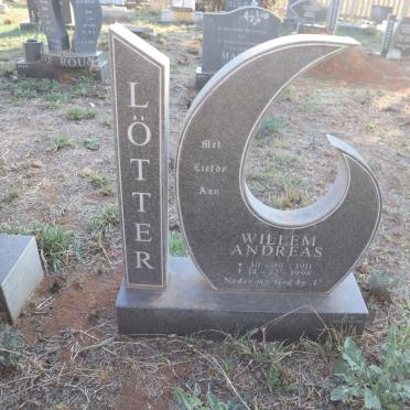 LOTTER Willem Andreas 1911-1998