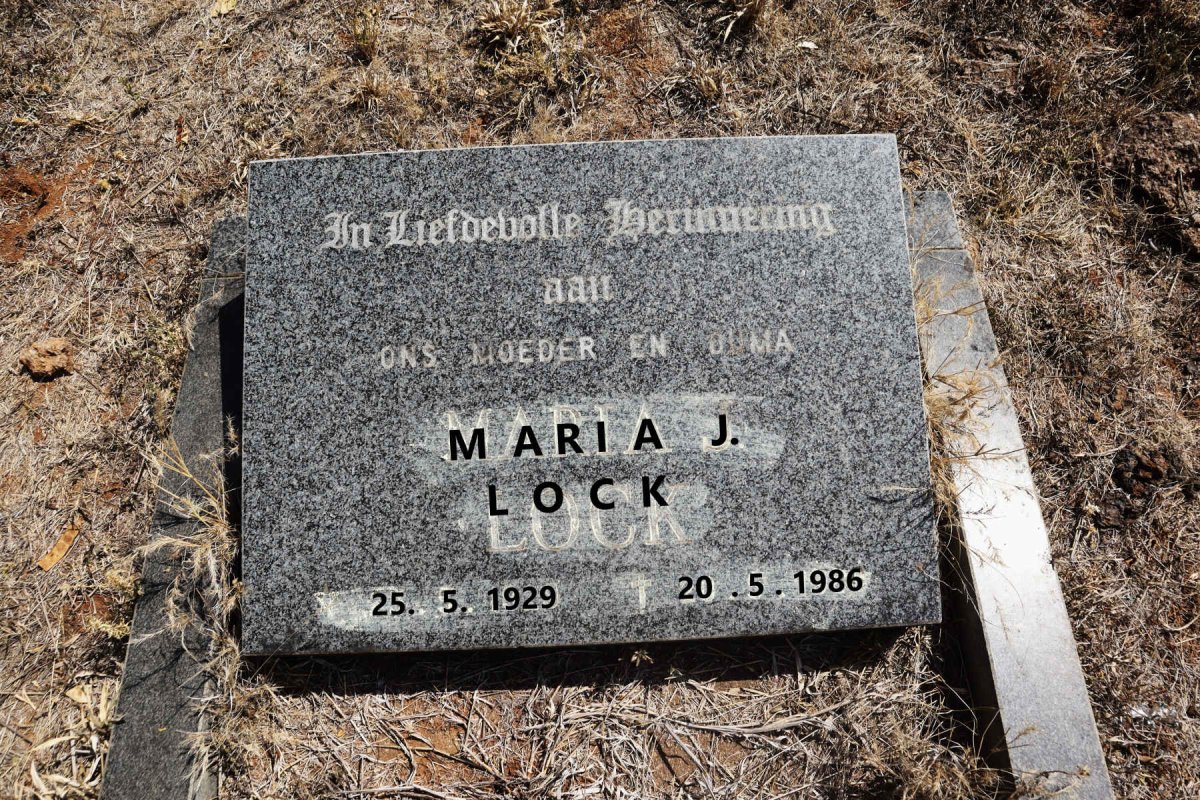 LOCK Maria J. 1929-1986