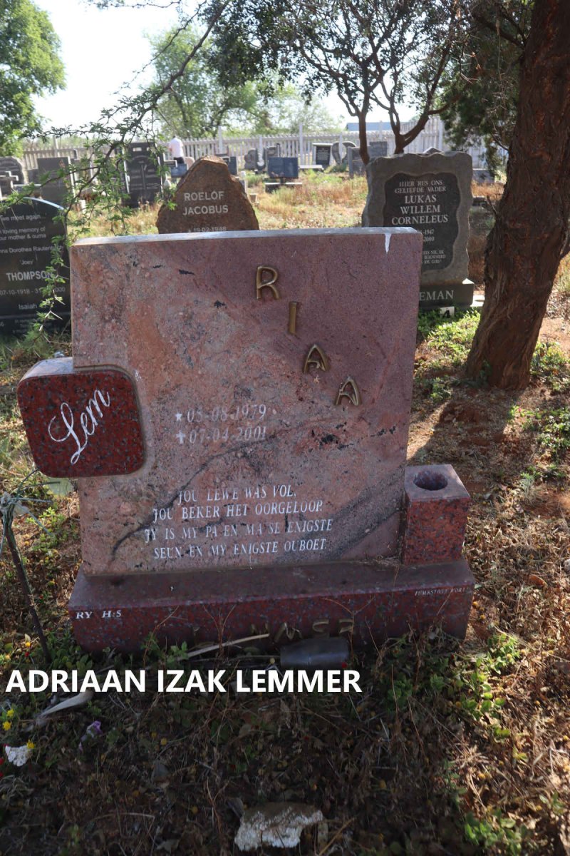 LEMMER Adriaan Izak 1979-2001