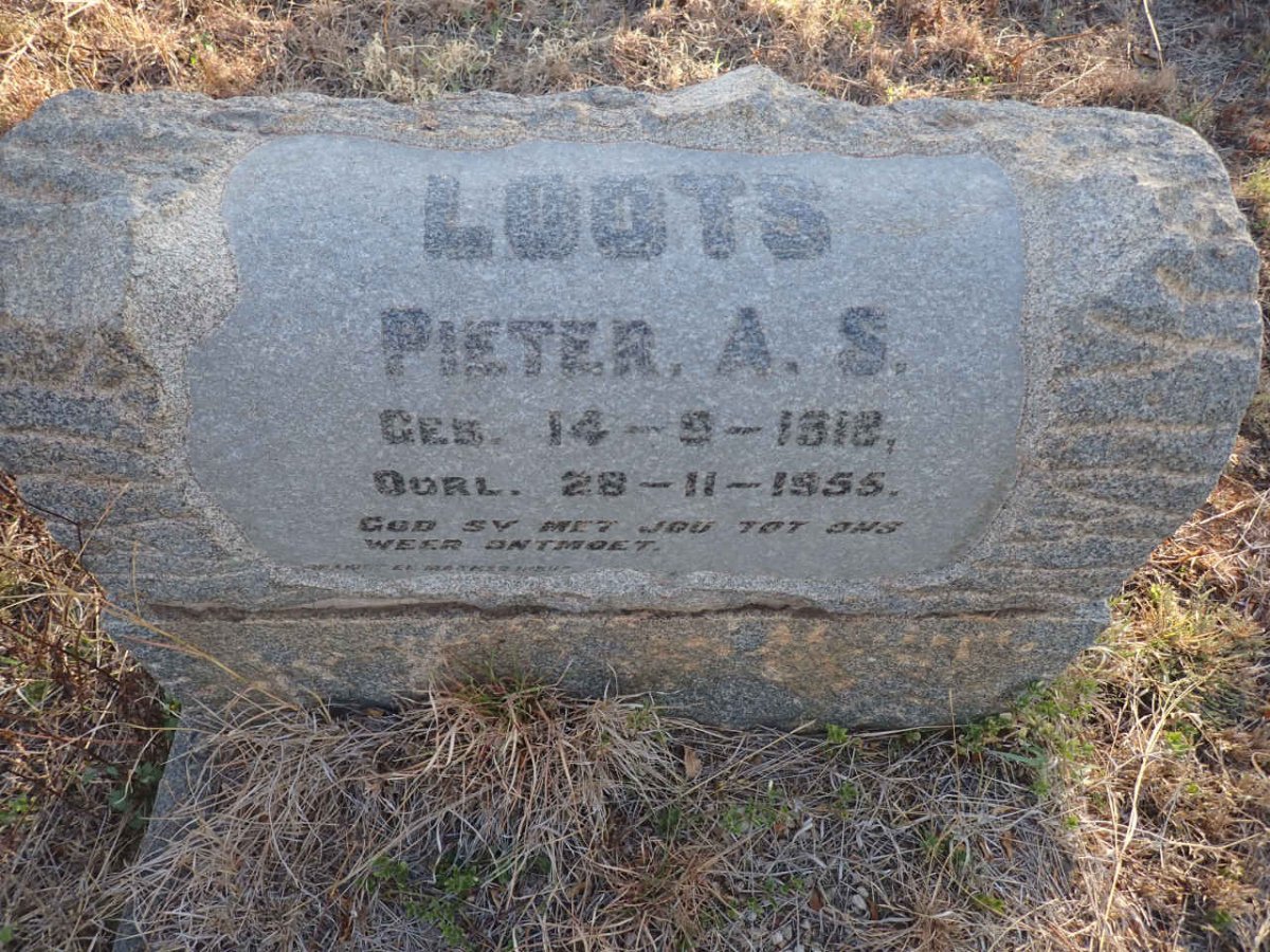 LOOTS Pieter A.S. 1918-1955