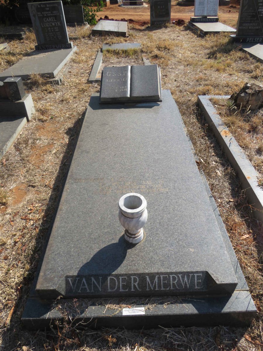 MERWE G.S.S.P., van der 1917-1990_1