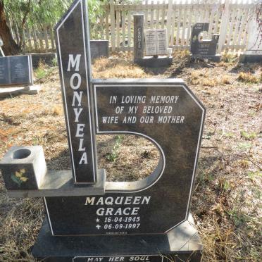 MONYELA Maqueen Grace 1945-1997