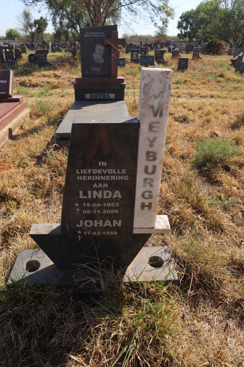 MEYBURGH Johan 1950- & Linda 1953-2006