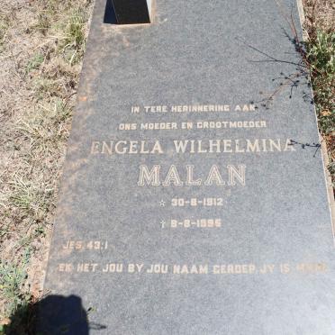 MALAN Engela Wilhelmina 1912-1995