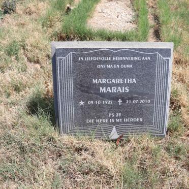 MARAIS Margaretha 1925-2010