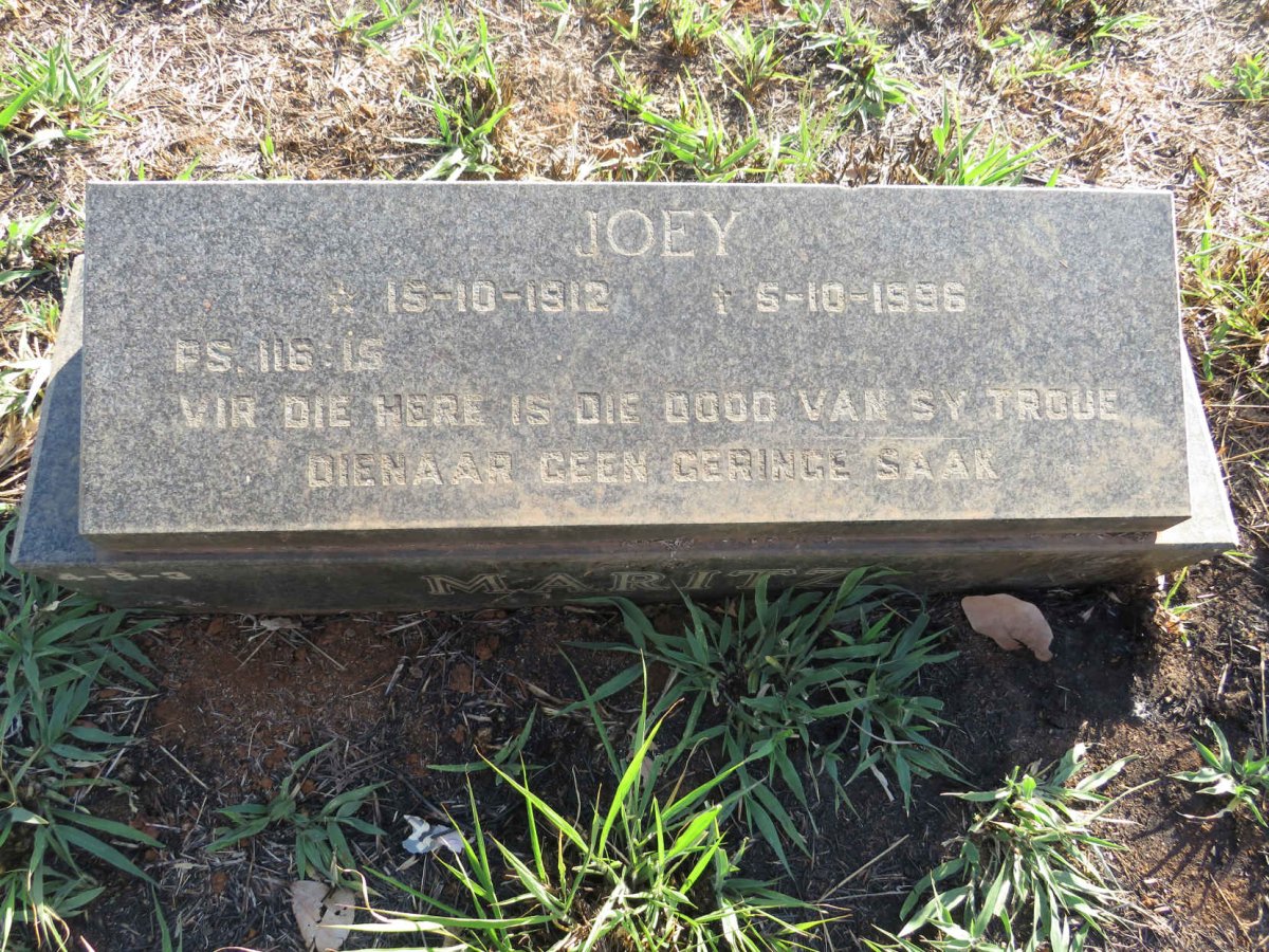 MARITZ Joey 1912-1996