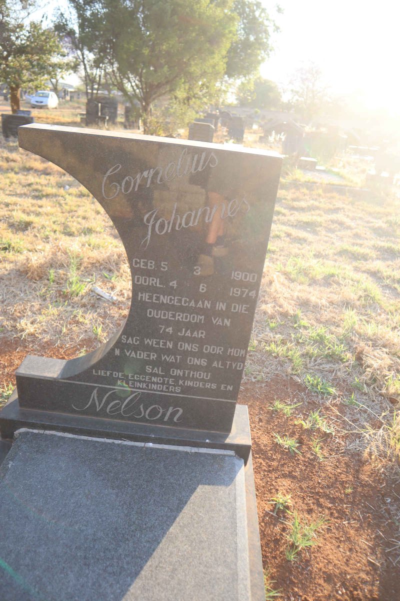 NELSON Cornelius Johannes 1900-1974