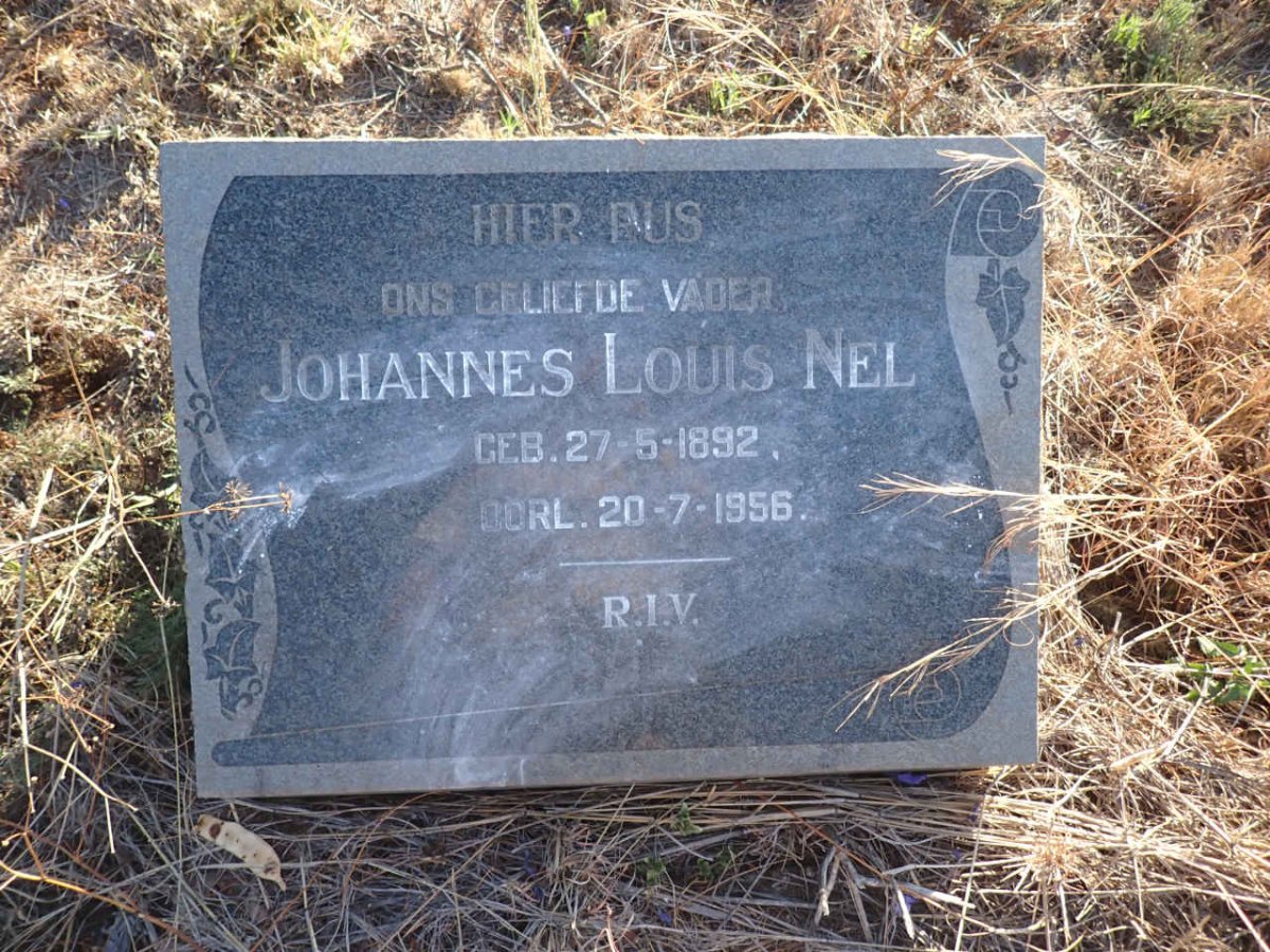 NEL Johannes Louis 1892-1956