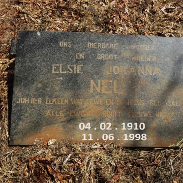 NEL Elsie Johanna 1910-1998