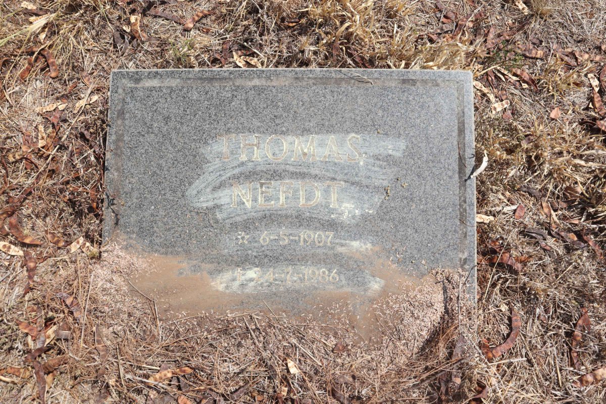 NEFDT Thomas 1907-1986