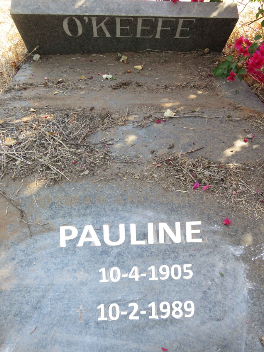 O'KEEFE Pauline 1905-1989