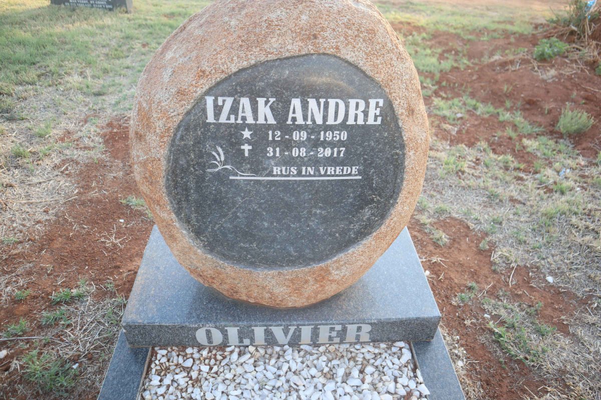 OLIVIER Izak Andre 1950-2017