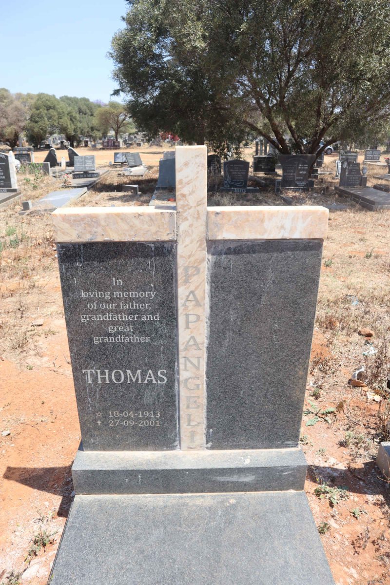 PAPANGELI Thomas 1913-2001