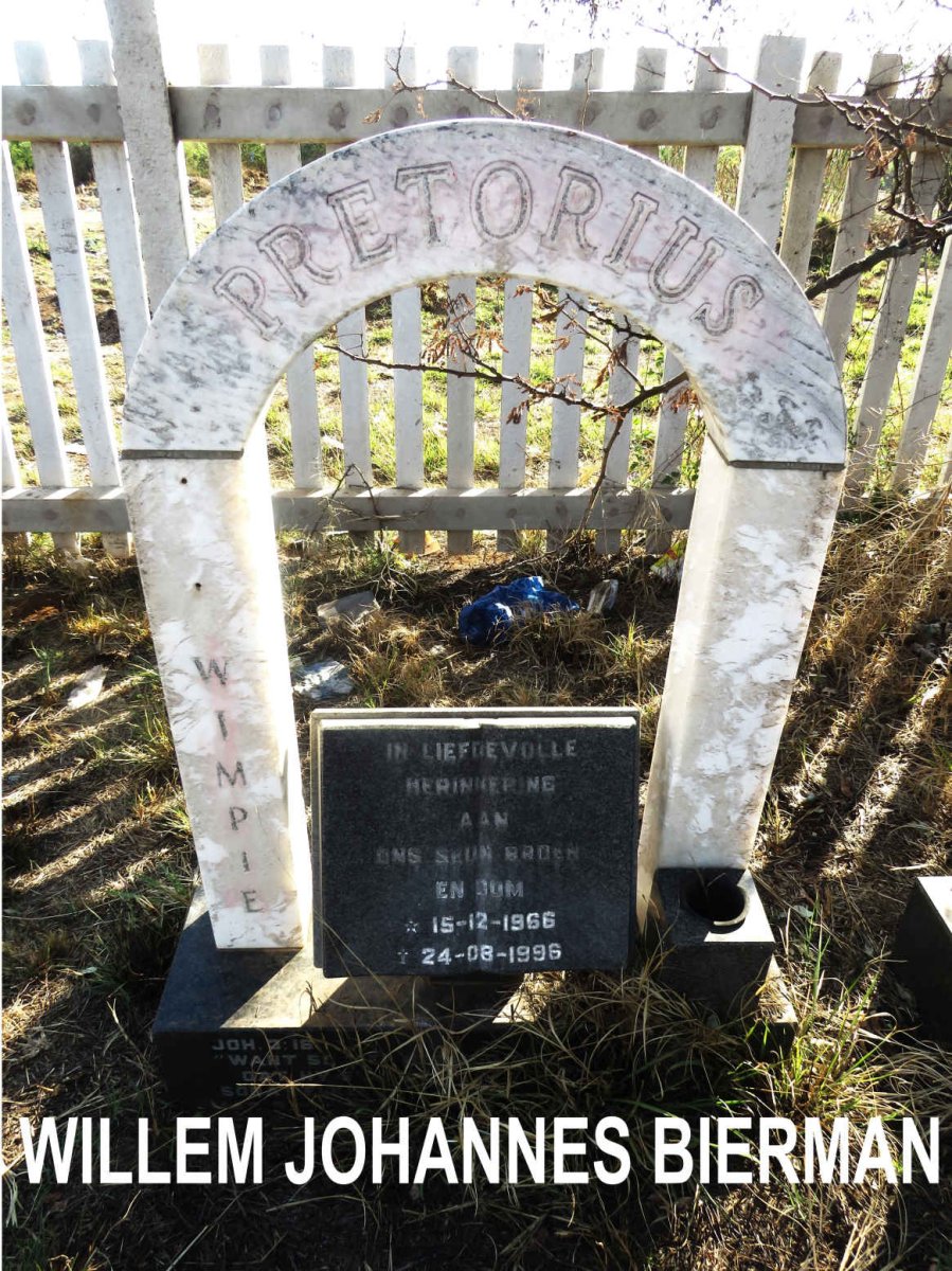 PRETORIUS Willem Johannes Bierman 1966-1996
