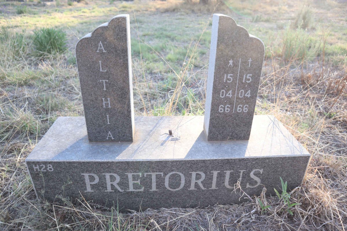 PRETORIUS Althia 1966-1966