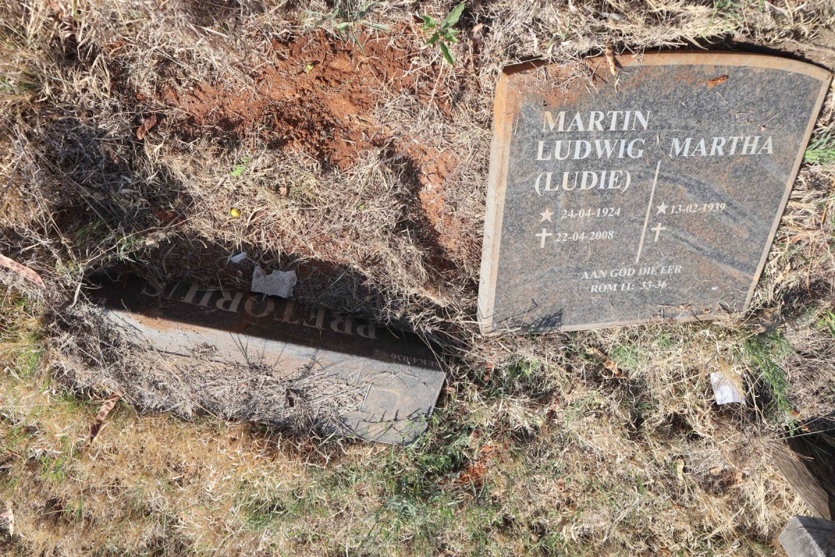PRETORIUS Martin Ludwig 1924-2008 & Martha 1939-