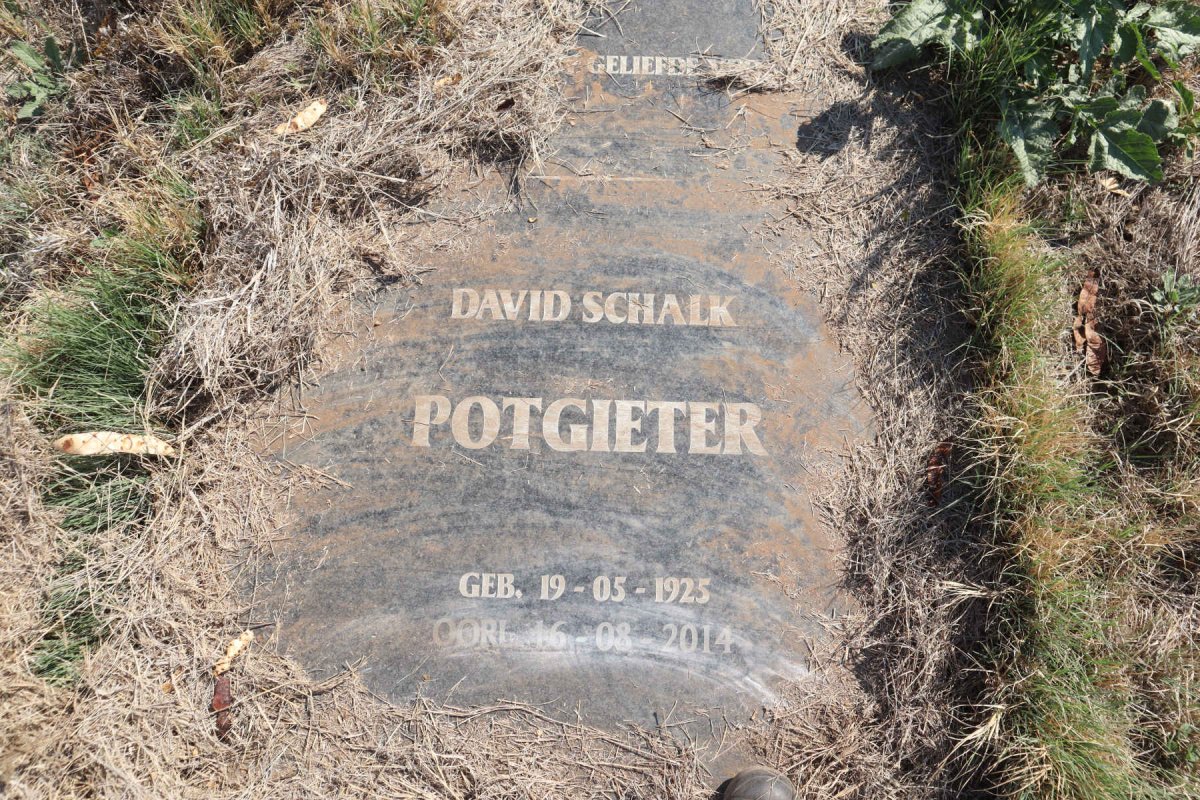 POTGIETER David Schalk 1925-2014