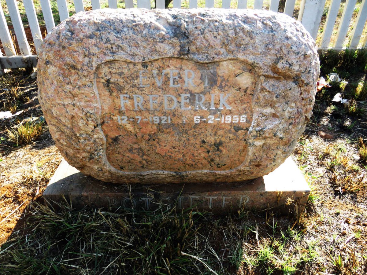 POTGIETER Evert Frederik 1921-1996