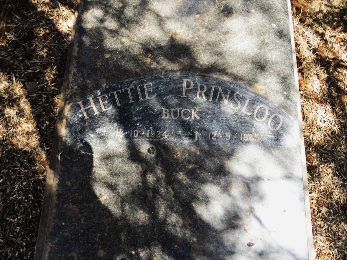 PRINSLOO Hettie 1934-1985