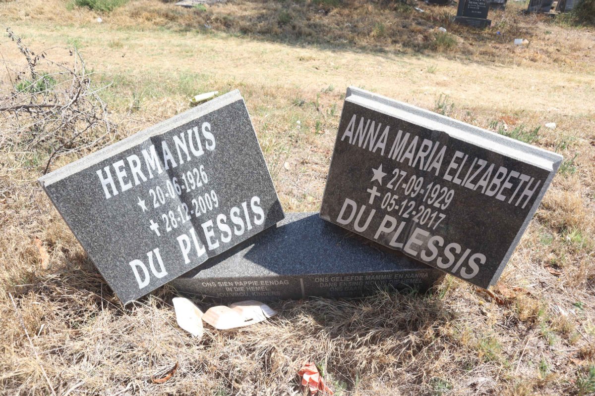 PLESSIS Hermanus, du 1926-2009 & Anna Maria Elizabeth 1927-2017