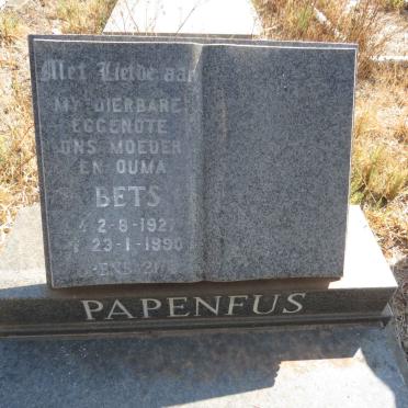 PAPENFUS Bets 1927-1990