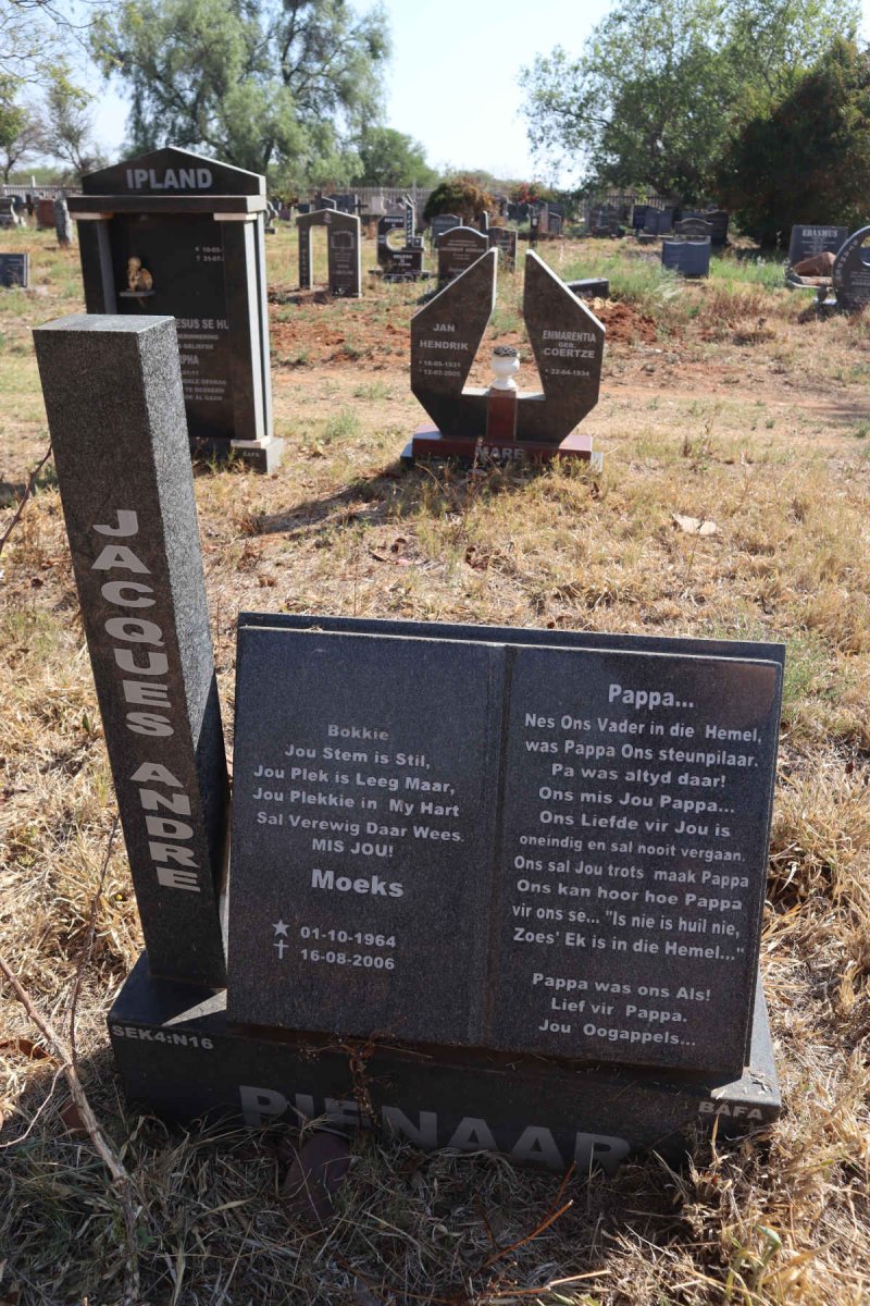 PIENAAR Jacques Andre 1964-2006
