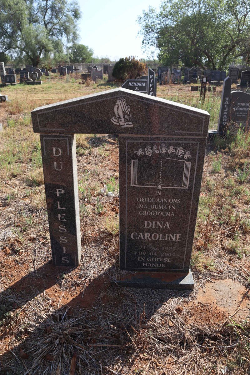 PLESSIS Dina Caroline, du 1927-2004