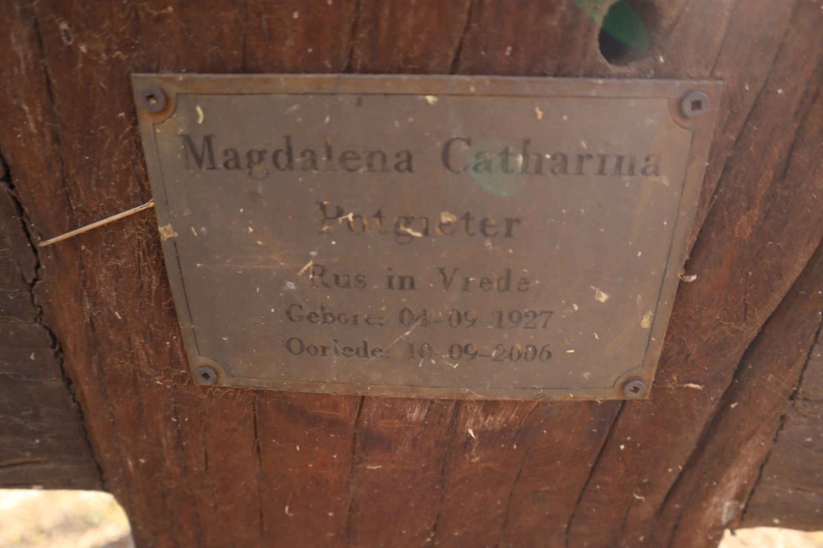 POTGIETER Magdalena Catharina 1927-2006 