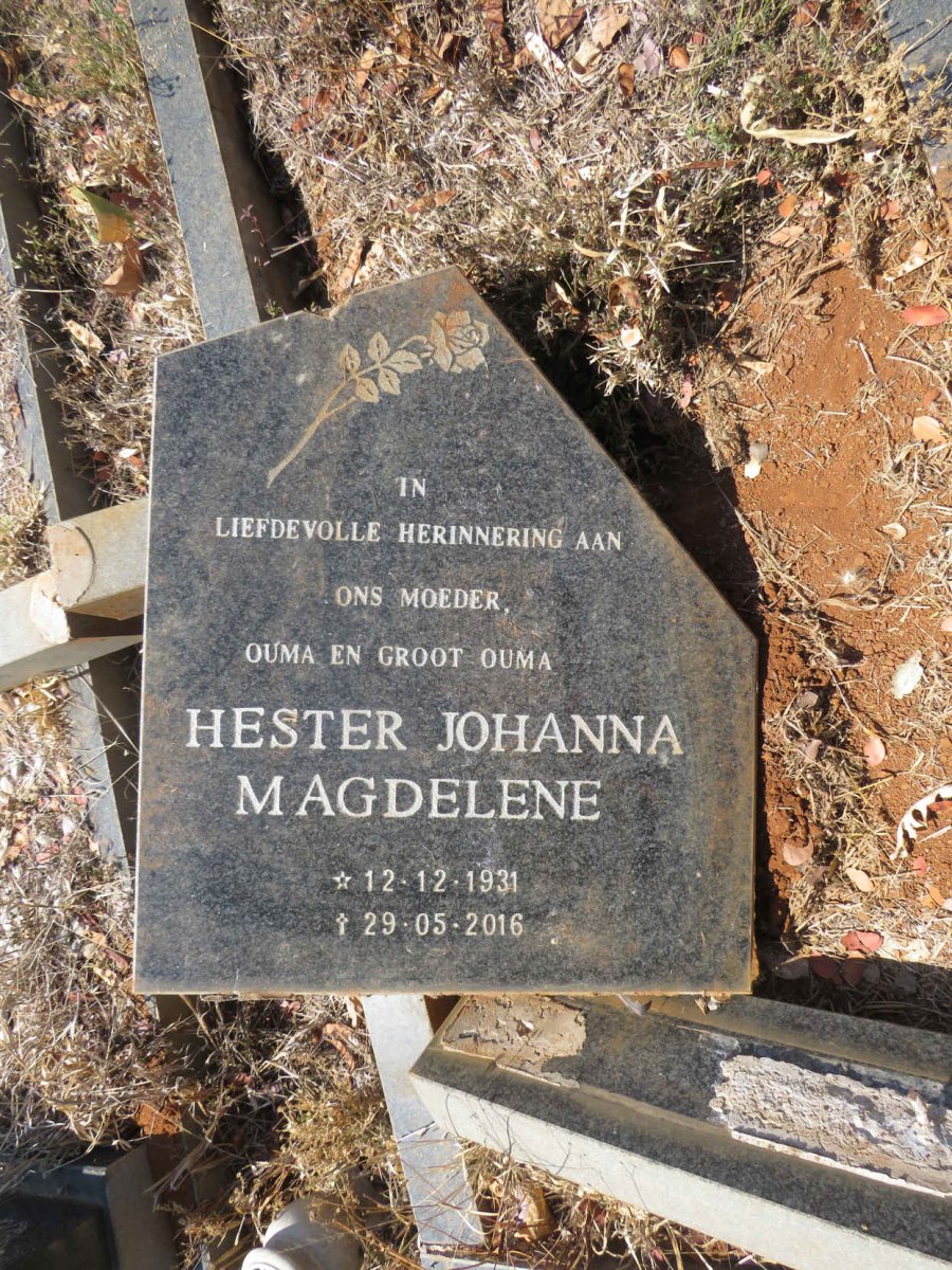 PRETORIUS Pieter Hendrik 1929-1987 & Hester Johanna Magdelene 1931-2016_2
