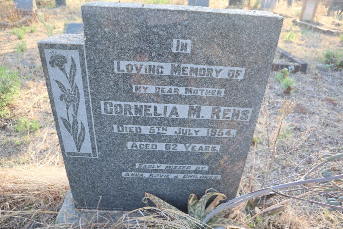 RENS Cornelia M. -1954