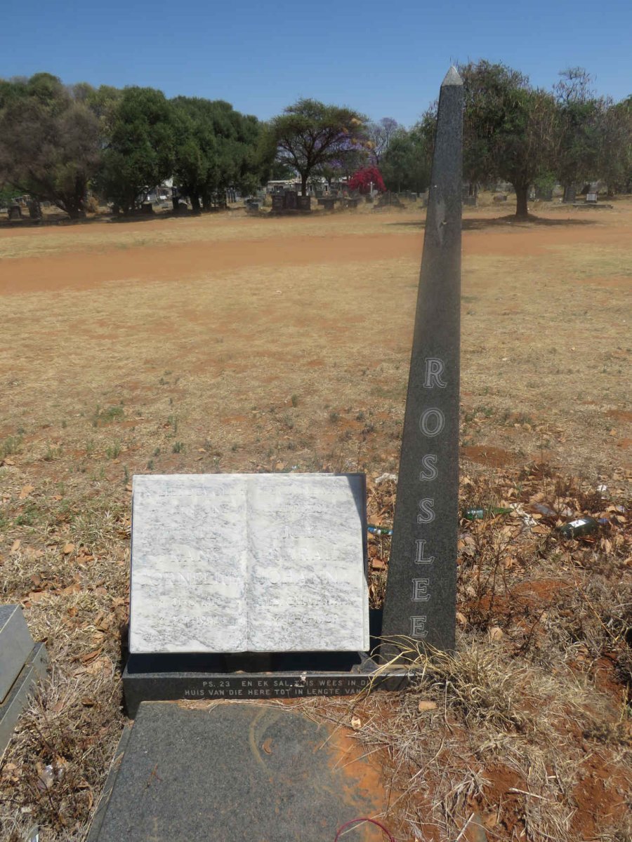 ROSSLEE Frans Cornelius 1912-1992 & Sarah Johanna CHAPMAN 1929-_1