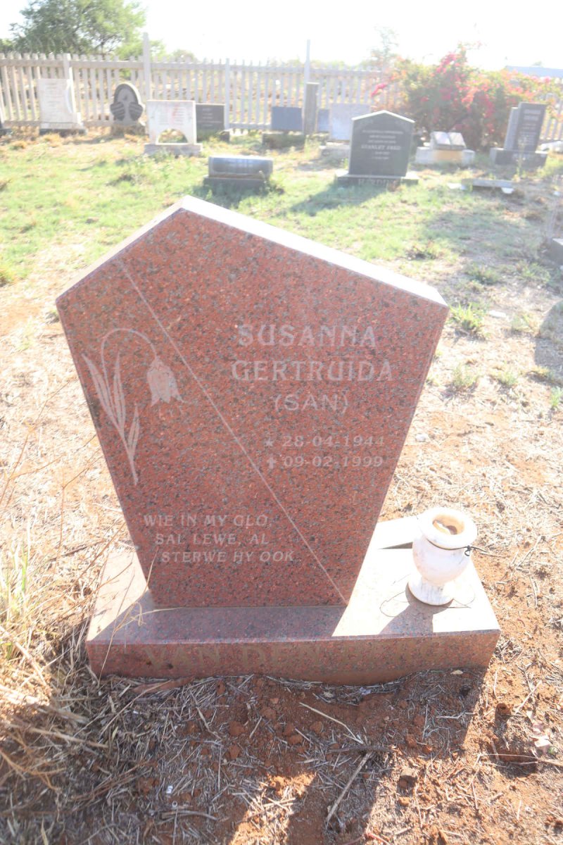 RENSBURG Susanna Gertruida, van 1944-1999
