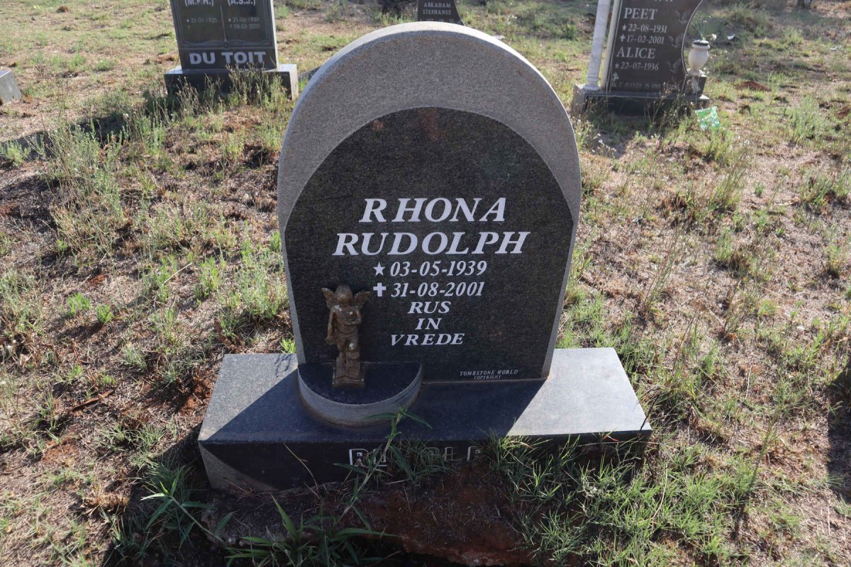 RUDOLPH Rhona 1939-2001