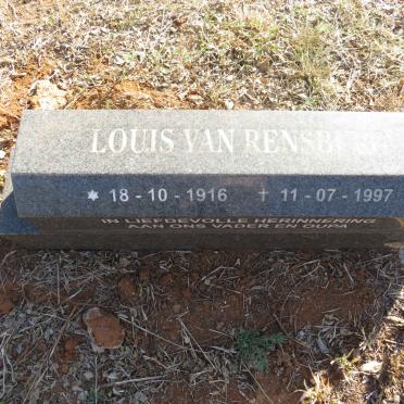 RENSBURG Louis, van 1916-1997