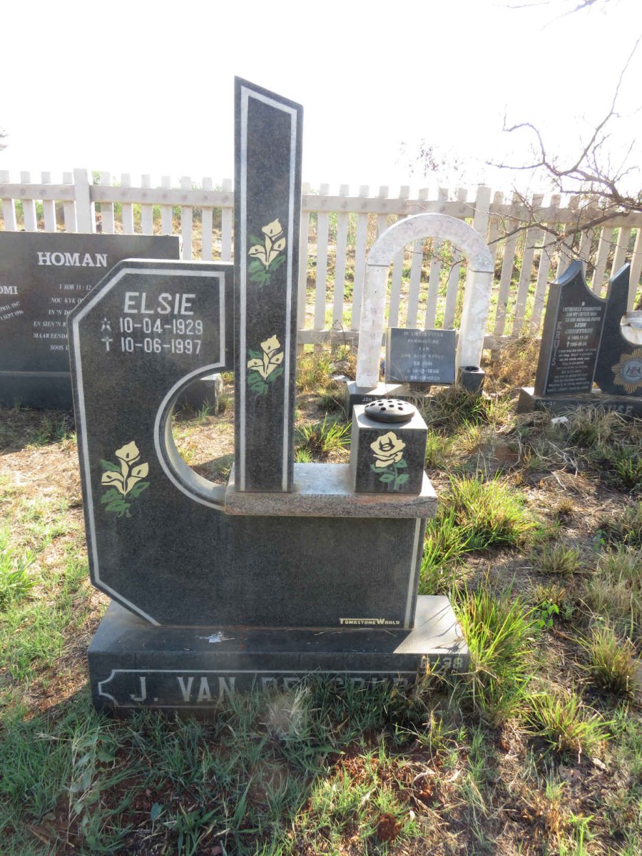 RENSBURG Elsie, J. van 1929-1997