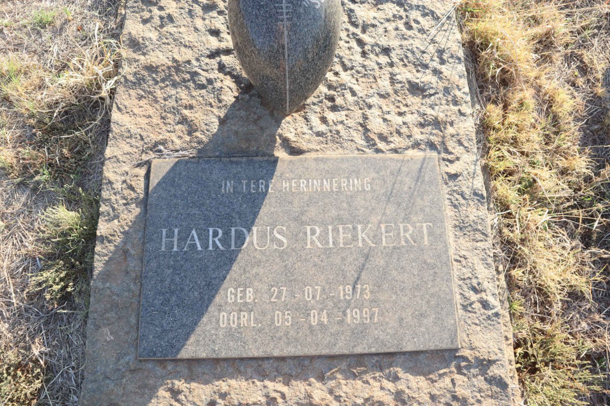 RIEKERT Hardus 1973-1997